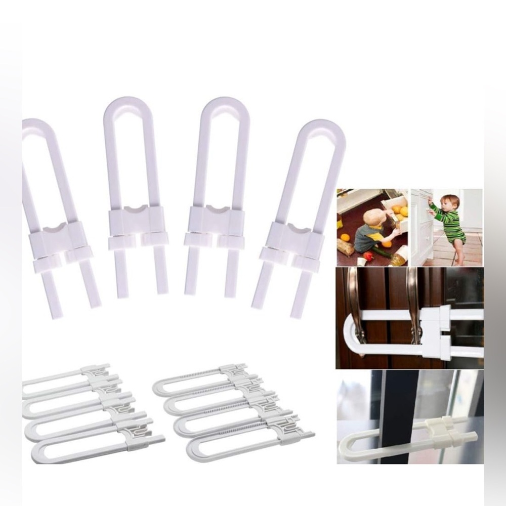 BABY SAFE CABINET LOCKS. BUYER PICKS COLOR.